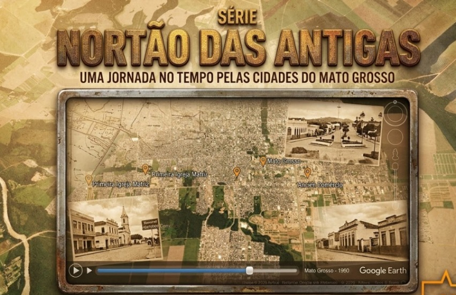 Sorriso abre série que revela transformação urbana em 41 anos no Nortão de Mato Grosso