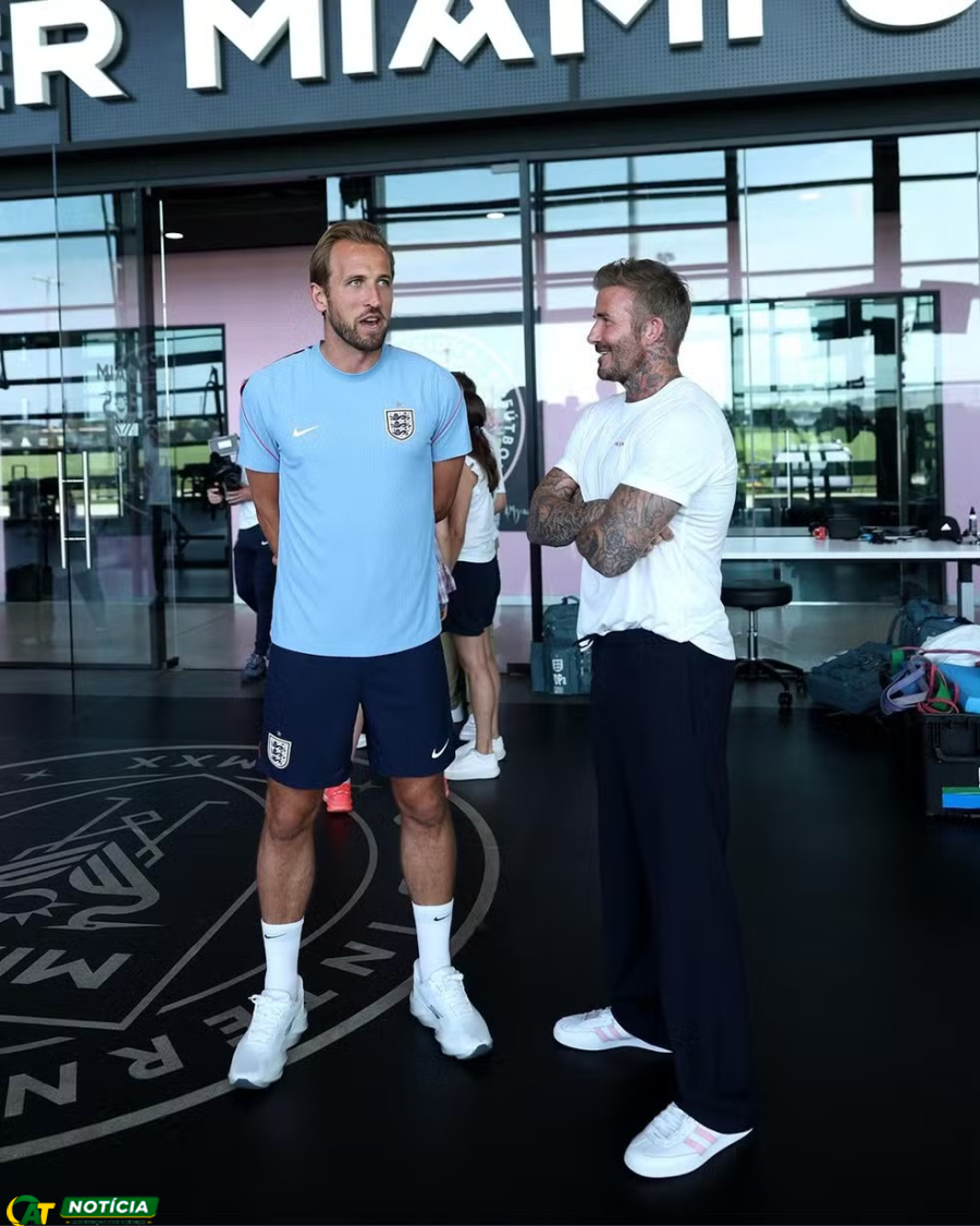 Copa 2026: David Beckham Visita Treino da Inglaterra e Motiva Harry Kane Antes de Decisão