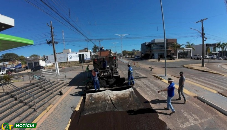Infraestrutura: Peixoto de Azevedo Revitaliza Mais de 22 km de Ruas com Micropavimento Asfáltico