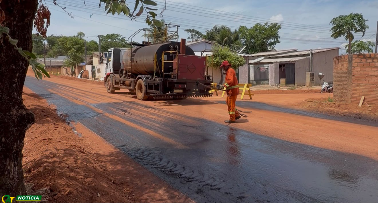 Infraestrutura Urbana: Prefeitura Inicia Etapa de Pavimentação no Bairro Liberdade
